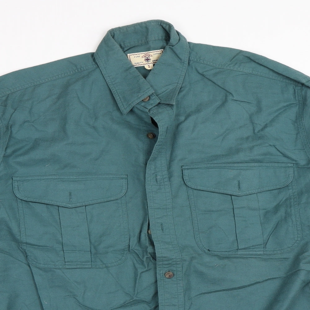 Preworn Mens Green    Button-Up Size S