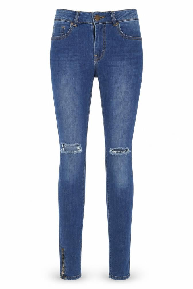 Warehouse Womens Blue  Denim Skinny Jeans Size 6 L31 in