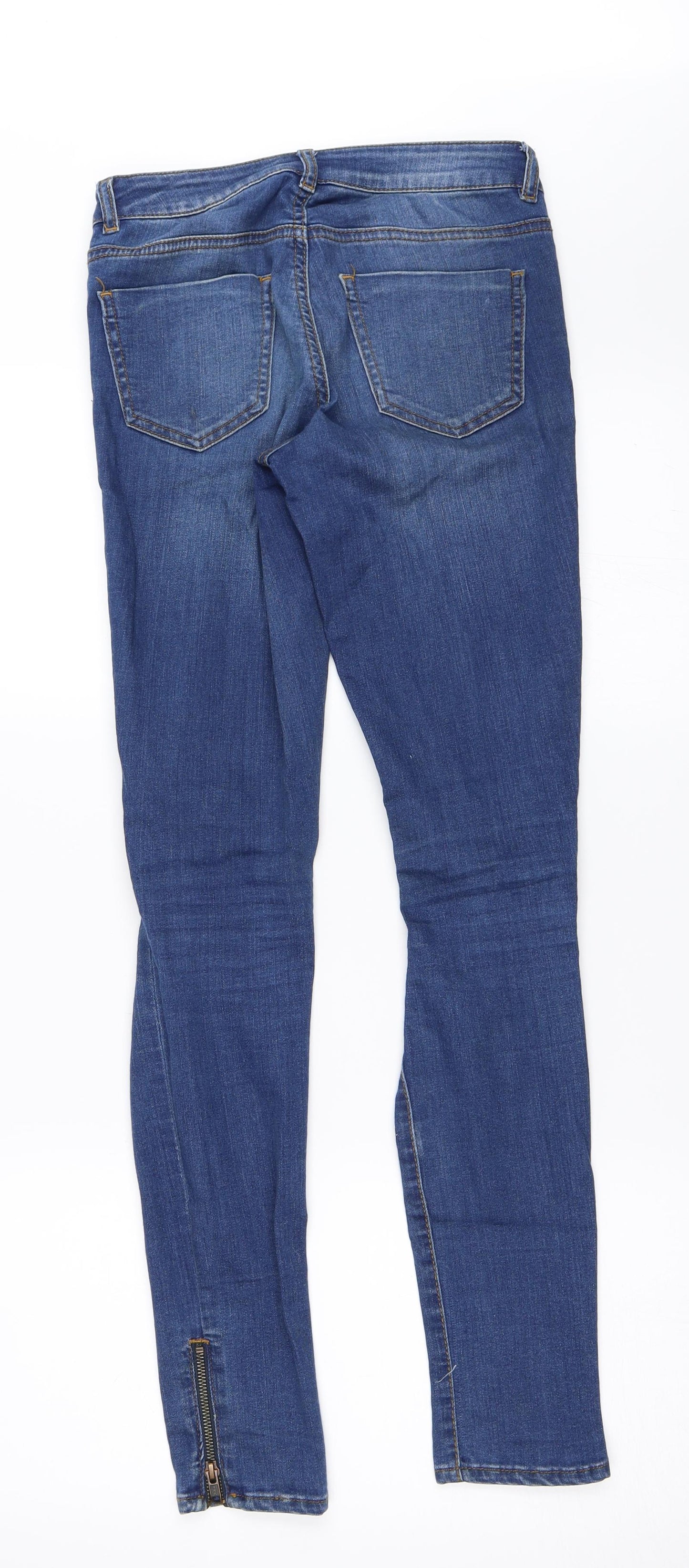 Warehouse Womens Blue  Denim Skinny Jeans Size 6 L31 in