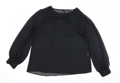 Atmosphere Womens Black   Basic Blouse Size 12