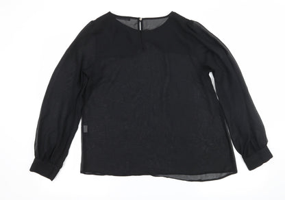 Atmosphere Womens Black   Basic Blouse Size 12