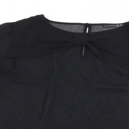 Atmosphere Womens Black   Basic Blouse Size 12