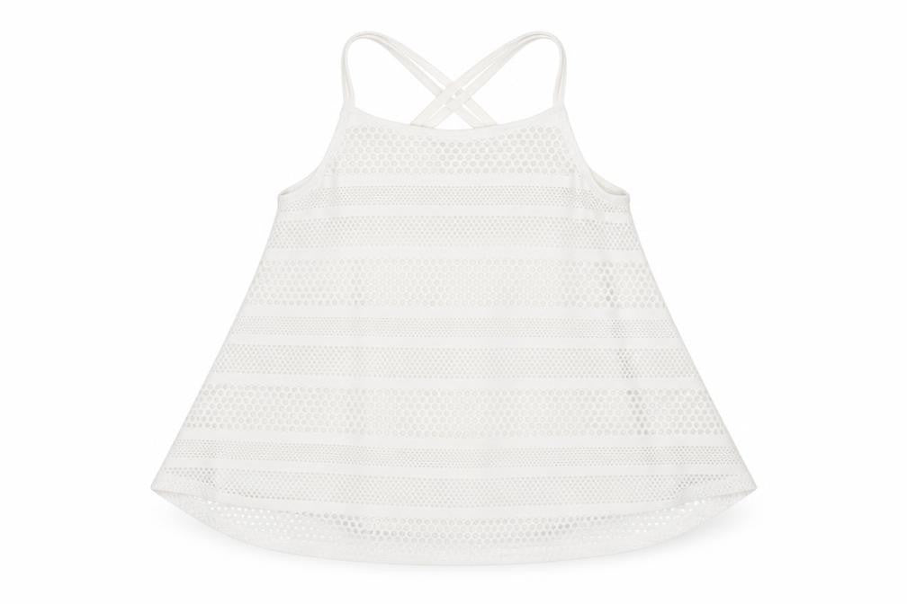 Candy Couture Girls White  Jersey Camisole Tank Size 10 Years