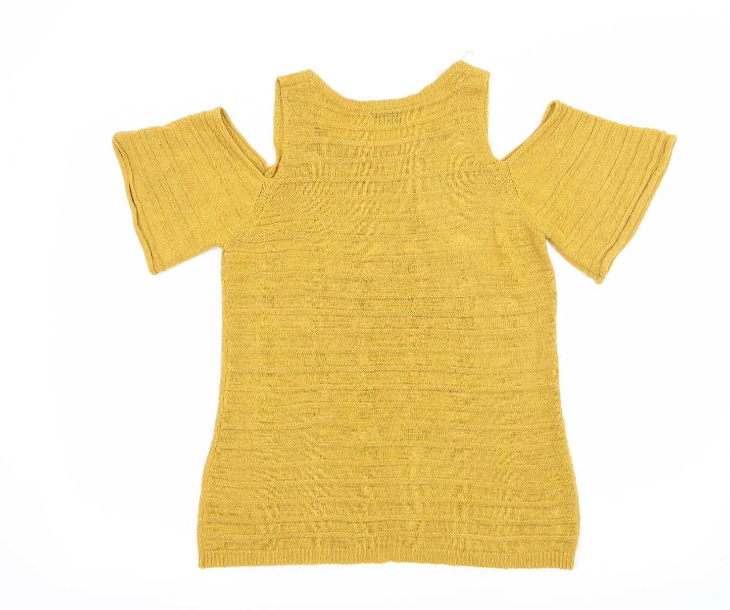 Papaya Womens Yellow  Knit Pullover Jumper Size 12