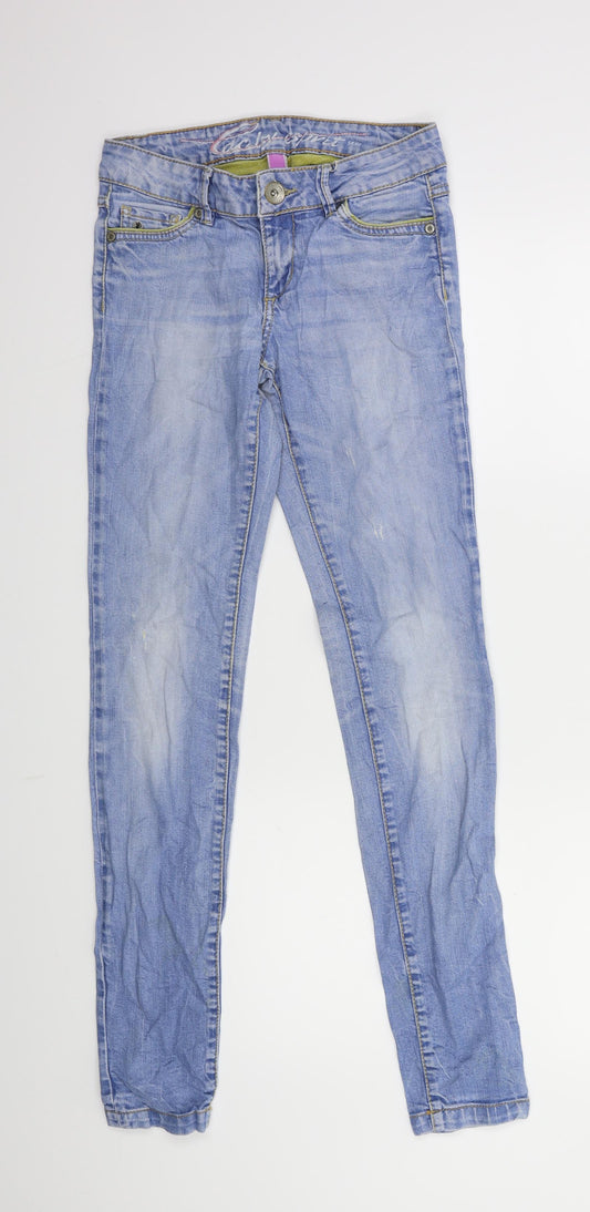 calby esprit Womens Blue  Denim Skinny Jeans Size 26 in L32 in