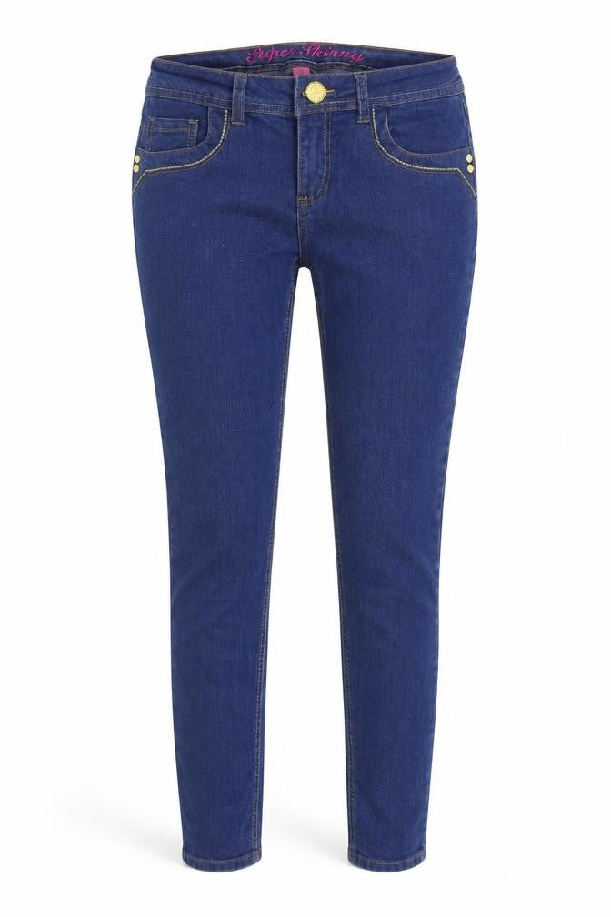 Denim & Co. Womens Blue  Denim Skinny Jeans Size 12 L29 in