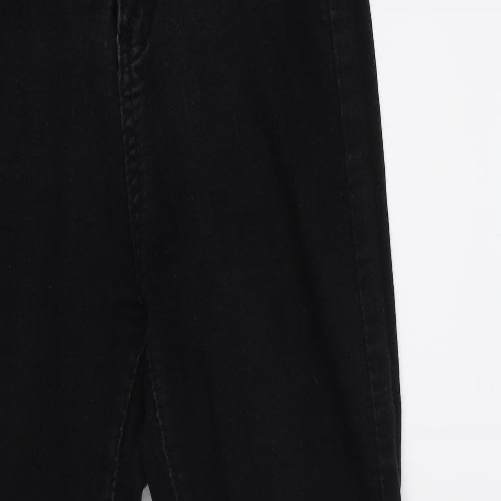 Denim Wise Womens Black  Denim Skinny Jeans Size 6 L28 in