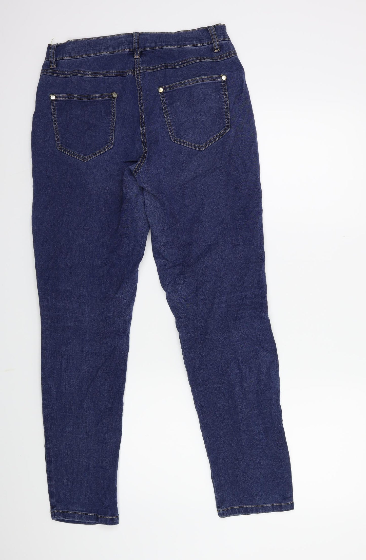 BPC Womens Blue  Denim Skinny Jeans Size 10 L29 in