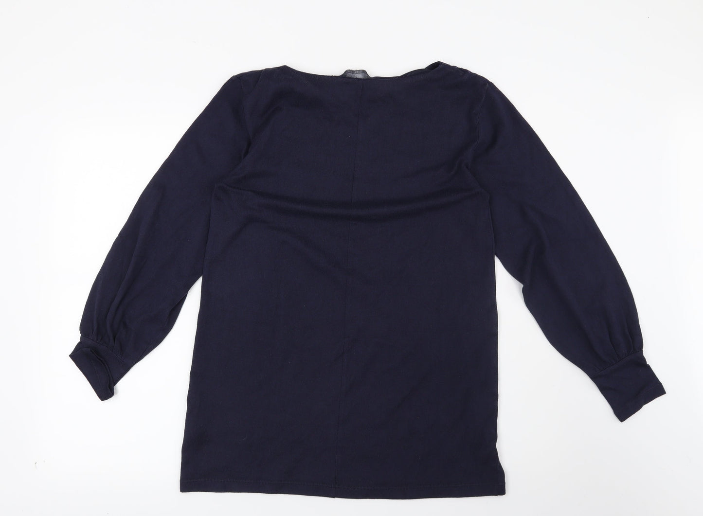 Marks and Spencer Womens Blue Geometric  Pullover Sweatshirt Size 10