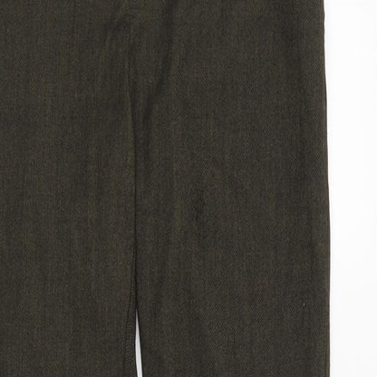 Next Womens Green   Trousers  Size 8 L29 in