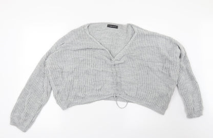 Cameo Rose Womens Grey Pullover Jumper Size S