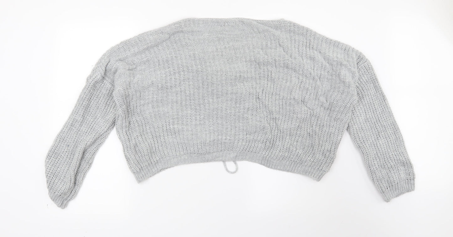 Cameo Rose Womens Grey   Pullover Jumper Size S