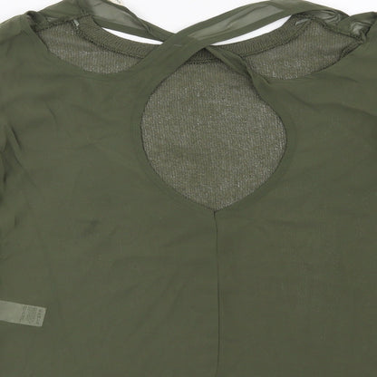 River Island Womens Green   Pullover Jumper Size 6