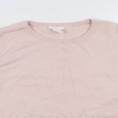 H&M Womens Pink   Pullover Jumper Size M