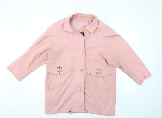 Drizzler Womens Pink   Jacket Coat