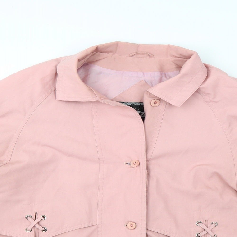 Drizzler Womens Pink   Jacket Coat