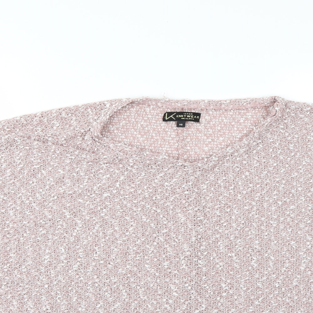 New Look Womens Pink   Basic Blouse Size 16