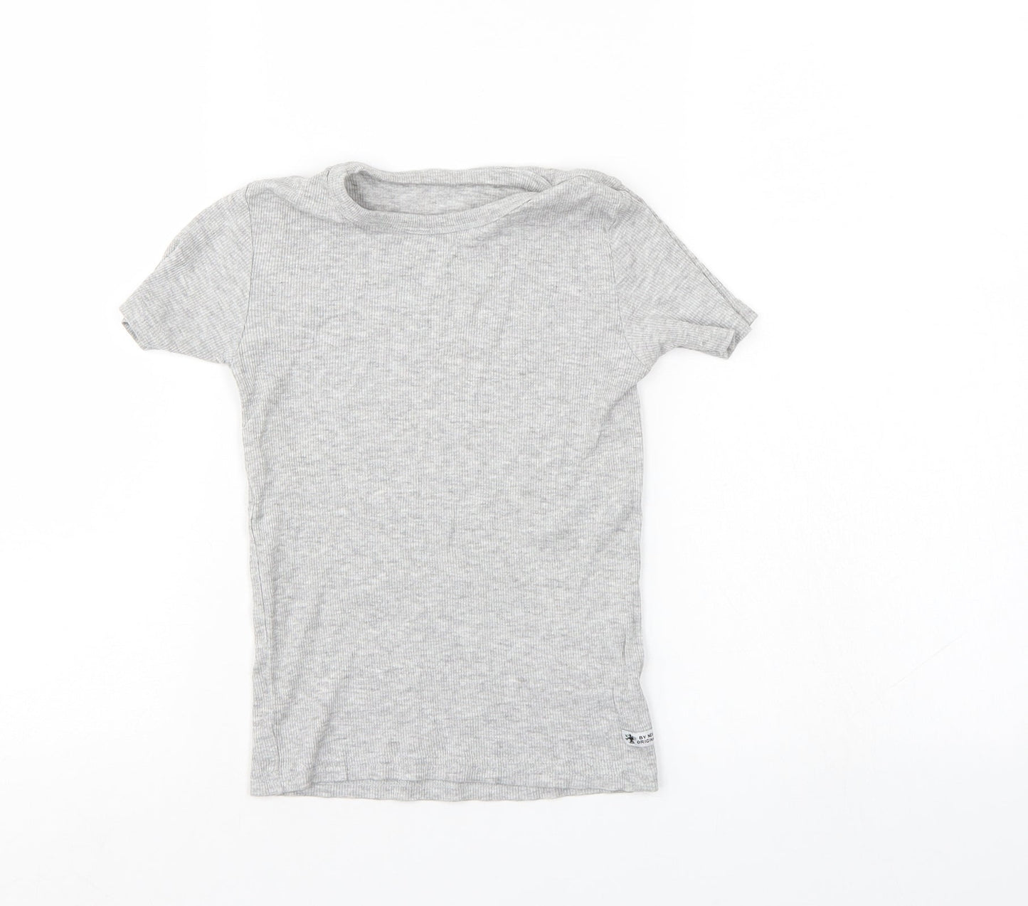 NEXT Girls Grey   Basic T-Shirt Size 5-6 Years