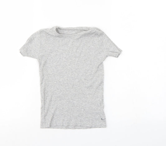 NEXT Girls Grey   Basic T-Shirt Size 5-6 Years