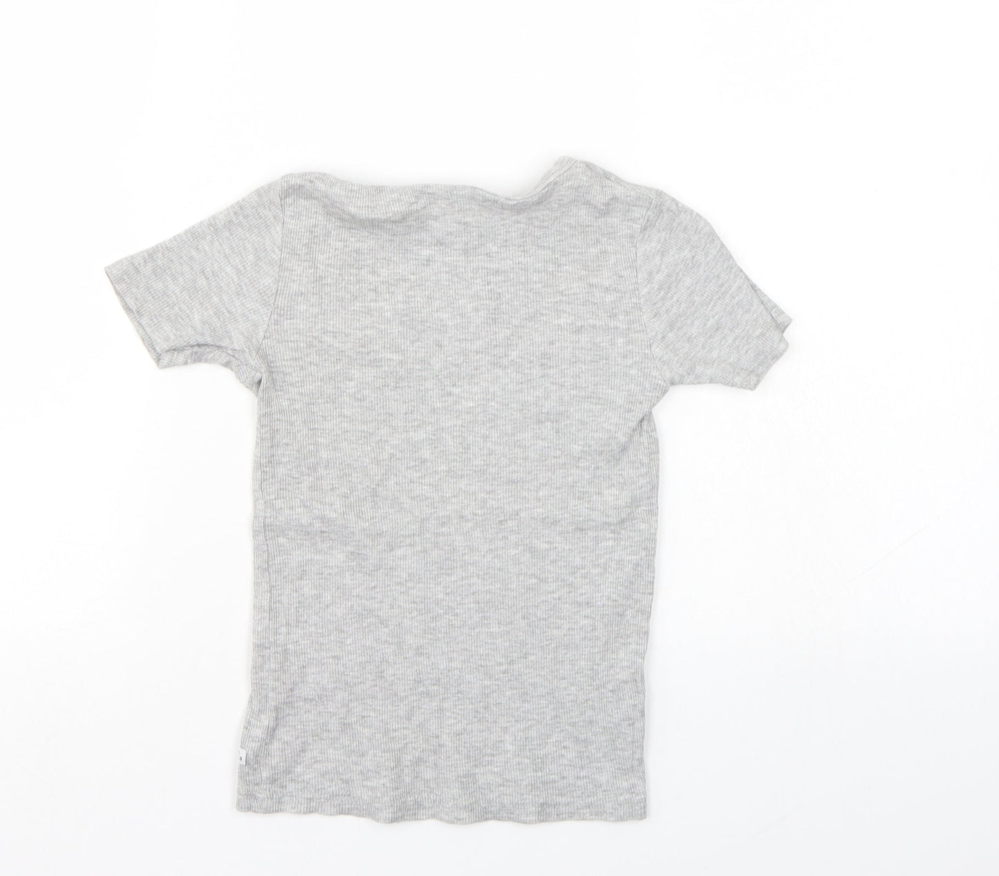 NEXT Girls Grey   Basic T-Shirt Size 5-6 Years