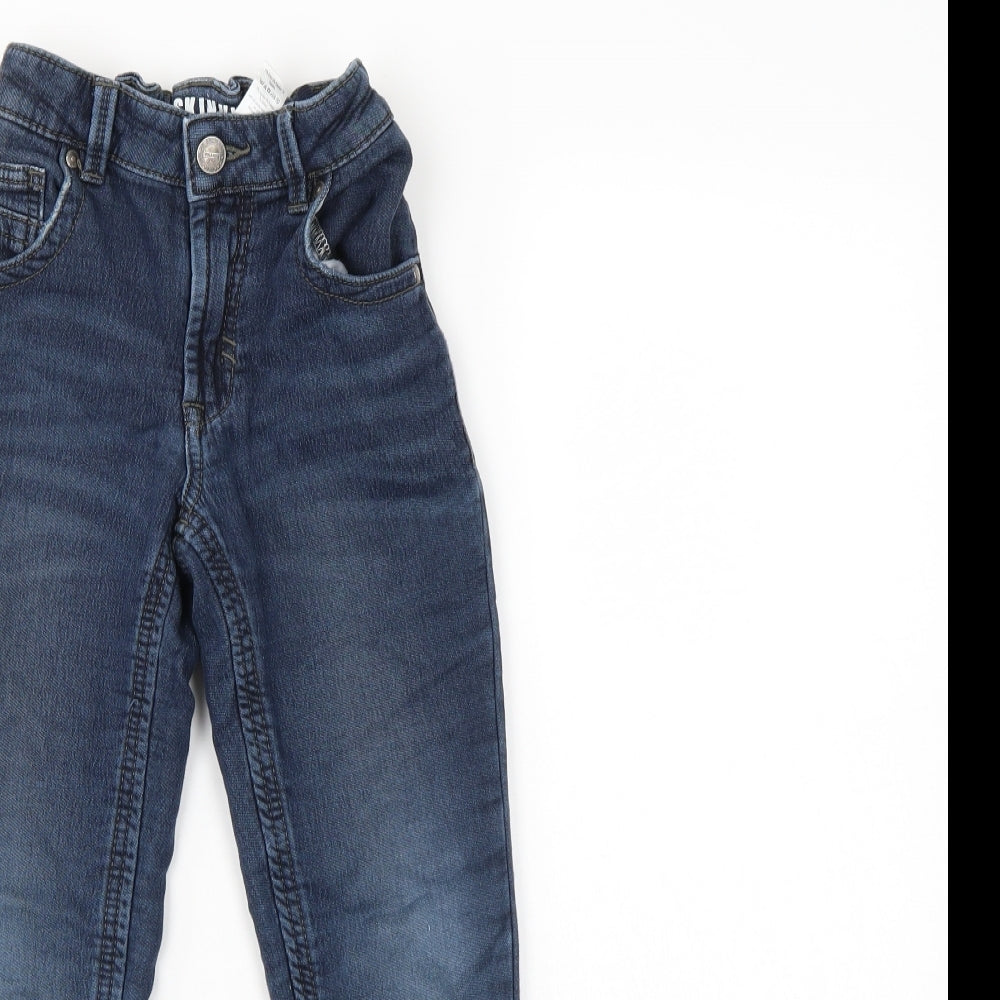 George Girls Blue  Denim Skinny Jeans Size 6-7 Years
