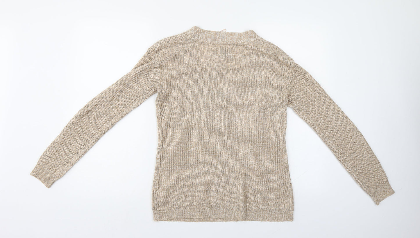 Papaya Womens Brown   Pullover Jumper Size S