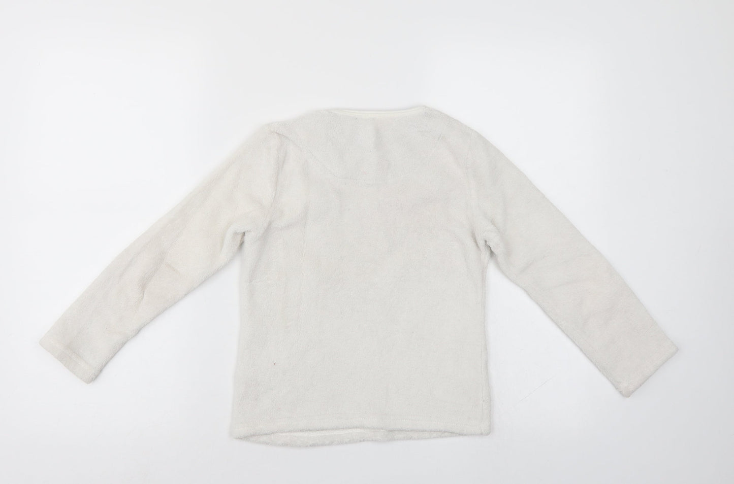 Priark Girls White   Pullover Jumper Size 7-8 Years