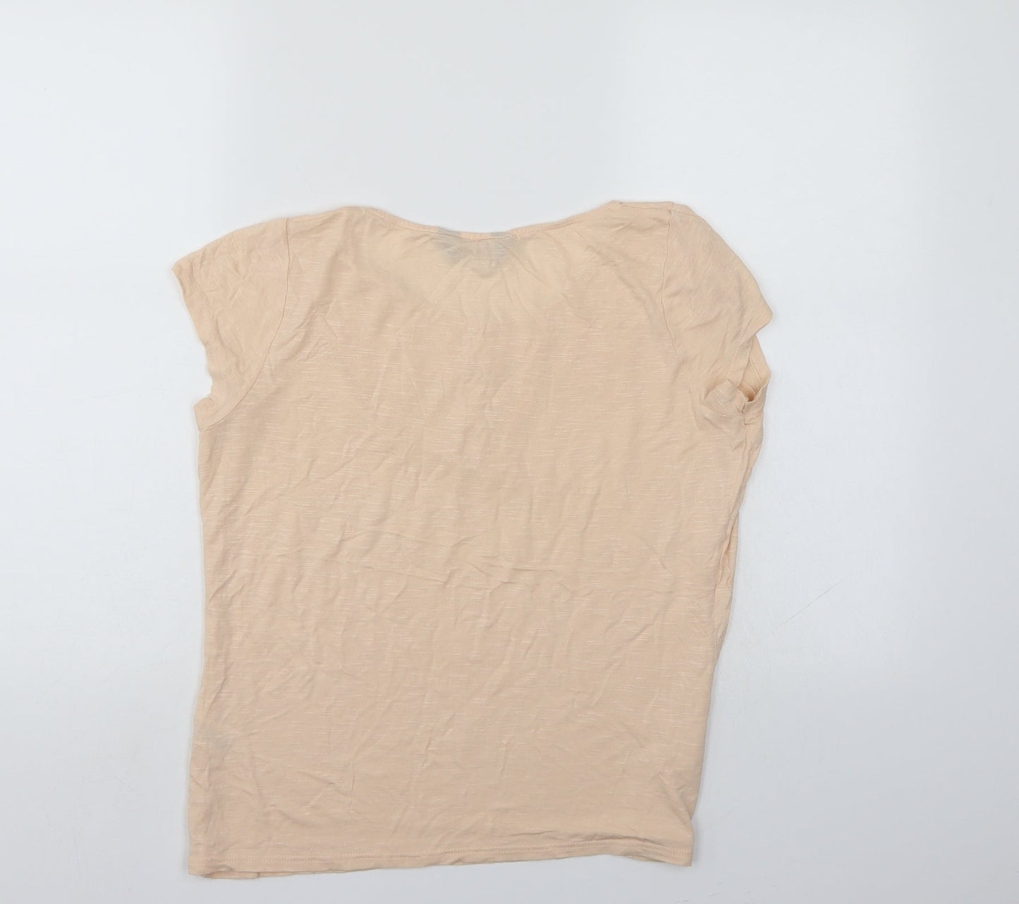 Dorothy Perkins Womens Ivory   Basic T-Shirt Size 12