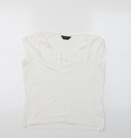 Dorothy Perkins Womens White   Basic T-Shirt Size 12