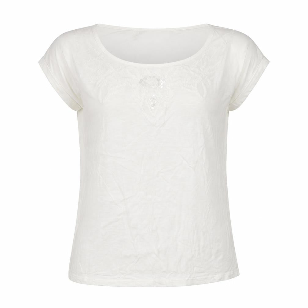 Dorothy Perkins Womens White   Basic T-Shirt Size 12