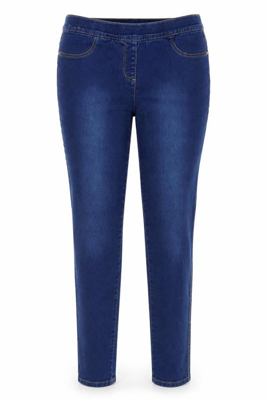 Nutmeg Womens Blue  Denim Flared Jeans Size 14 L28.5 in