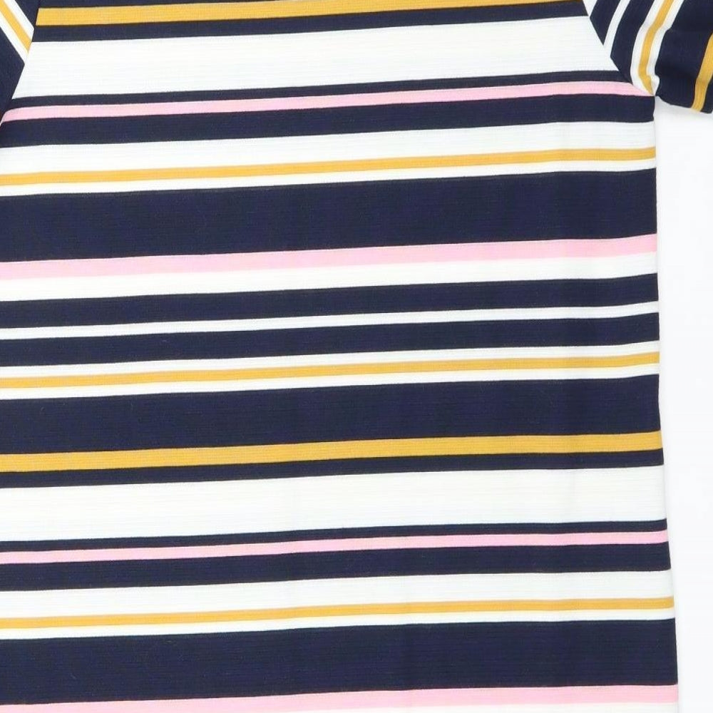 Atmosphere Womens Blue Striped  T-Shirt Dress  Size 12