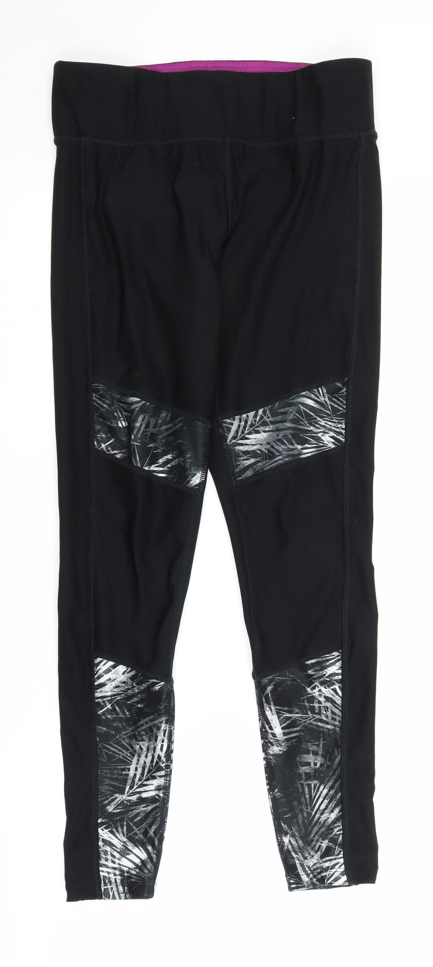Athletic Works Womens Black   Jogger Leggings Size M L26 in
