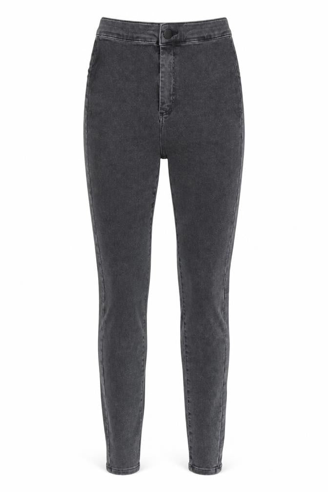 Topshop Womens Grey  Denim Jegging Jeans Size 25 in L26.5 in