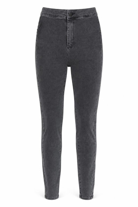 Topshop Womens Grey  Denim Jegging Jeans Size 25 in L26.5 in