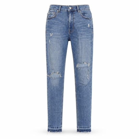 Denim & Co. Womens Blue   Straight Jeans Size 10 L30 in