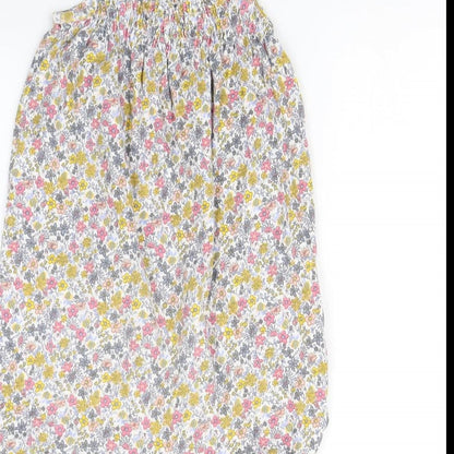 Next Girls White Floral  Playsuit One-Piece Size 2 Years