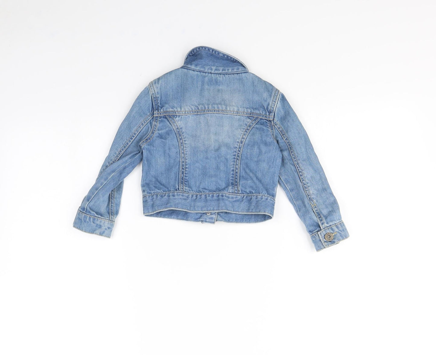 Preworn Girls Blue   Jacket  Size 2 Years