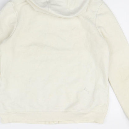 Denim & Co. Womens Ivory   Jacket  Size 8