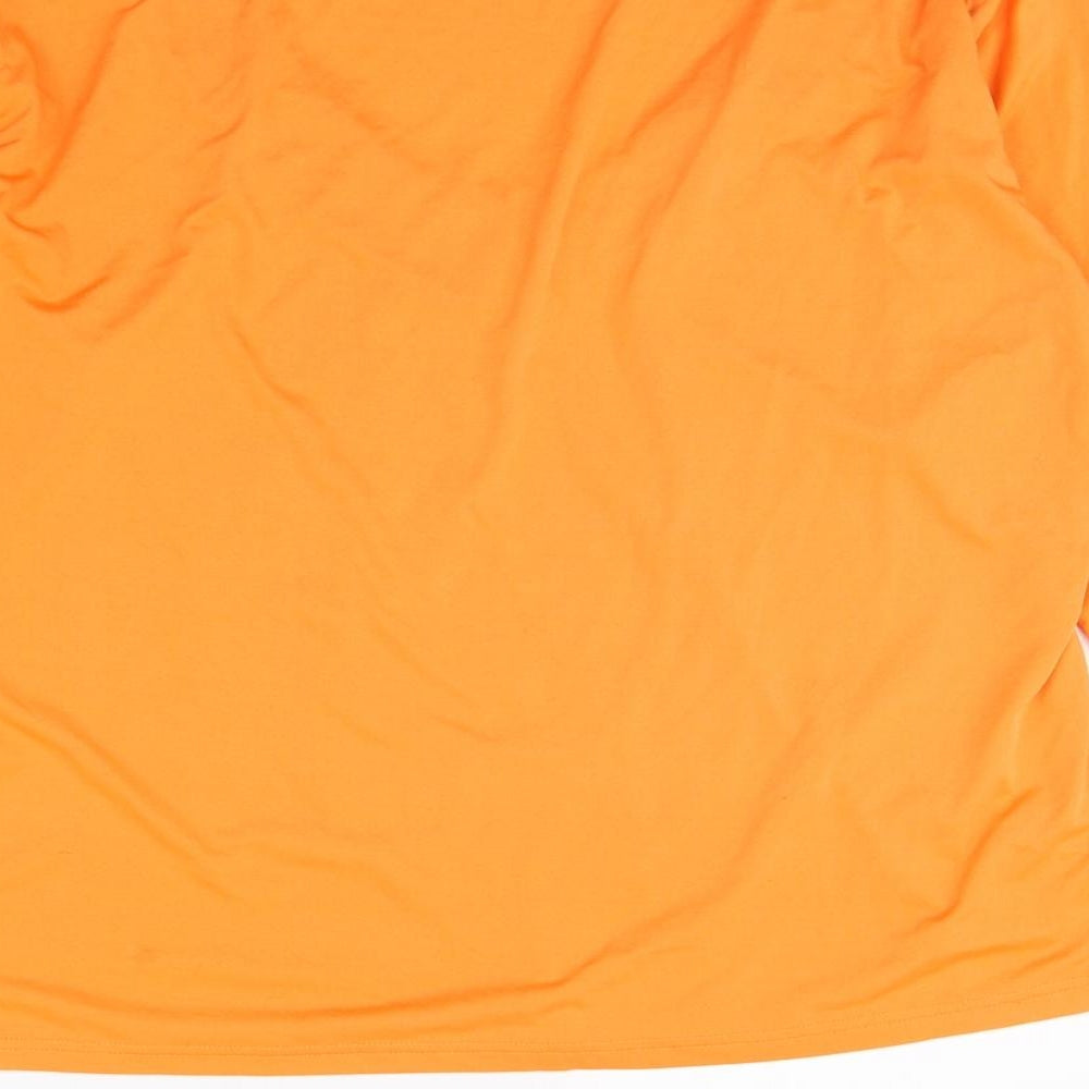 Preworn Womens Orange   Basic T-Shirt Size XL  - van