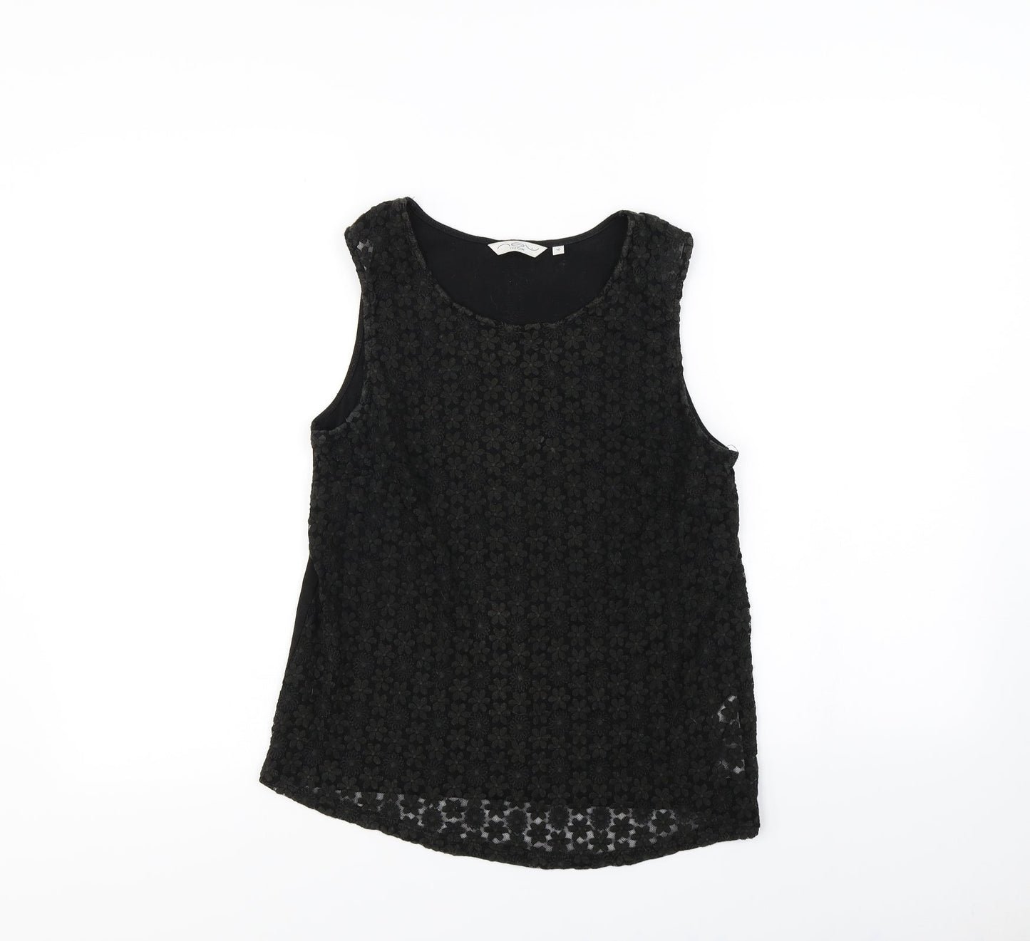 New Look Womens Black   Basic Tank Size 10