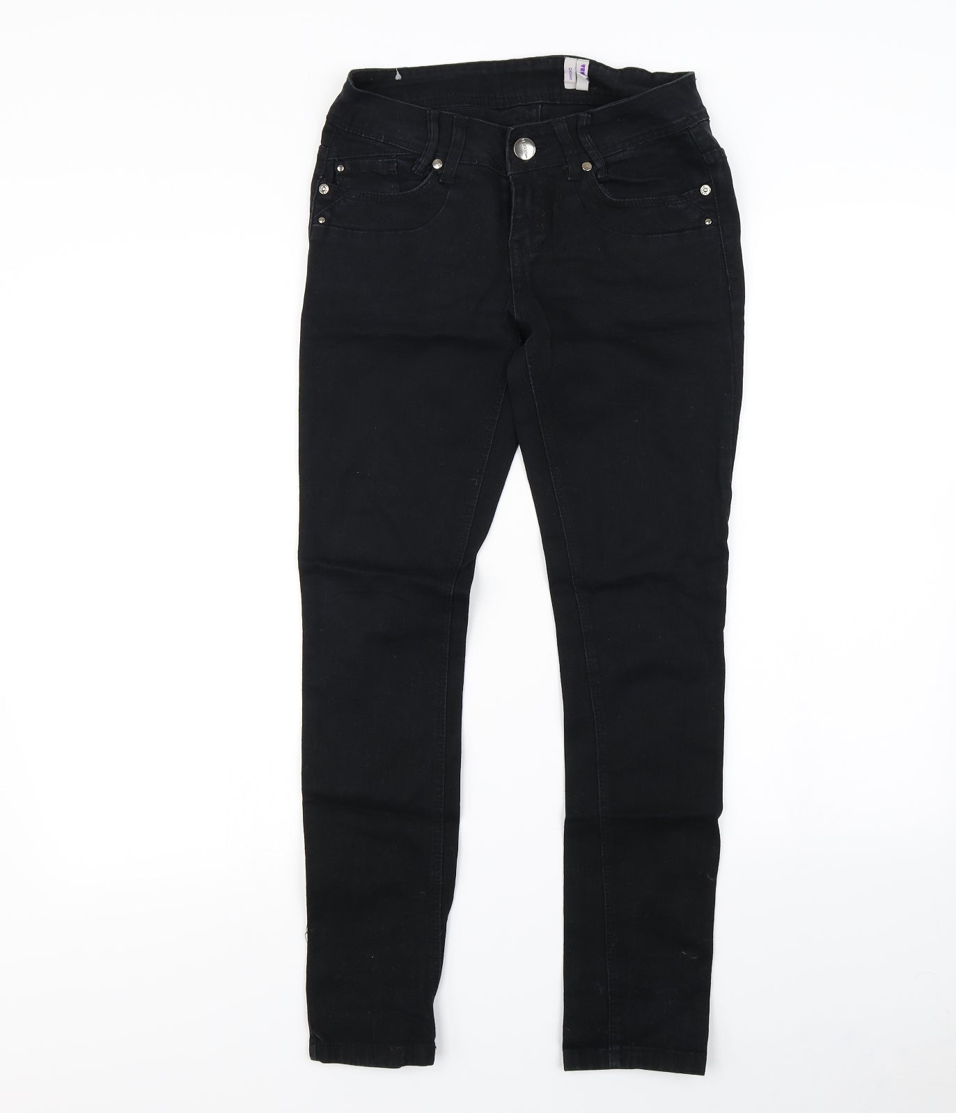 Preworn Womens Black   Skinny Jeans Size 8 L30 in