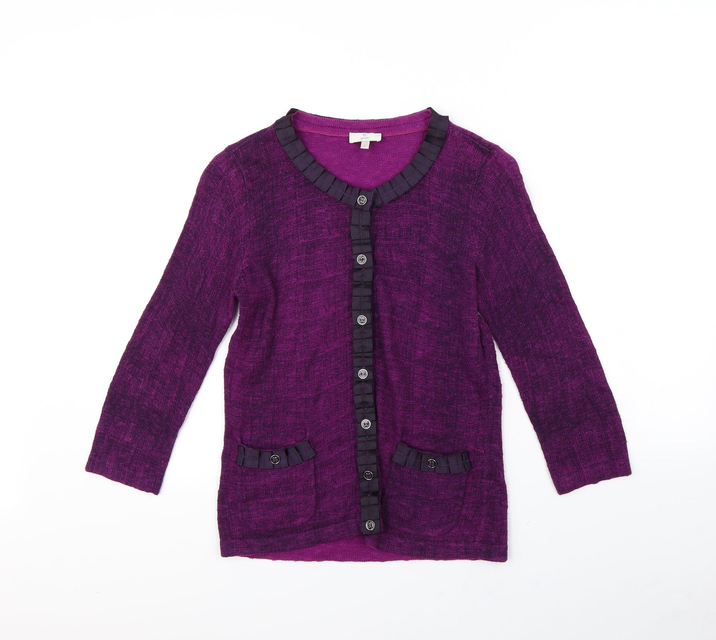 cc Womens Purple   Cardigan Jumper Size S