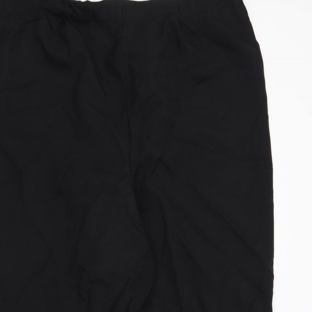 Preworn Womens Black   Trousers  Size 20 L25 in