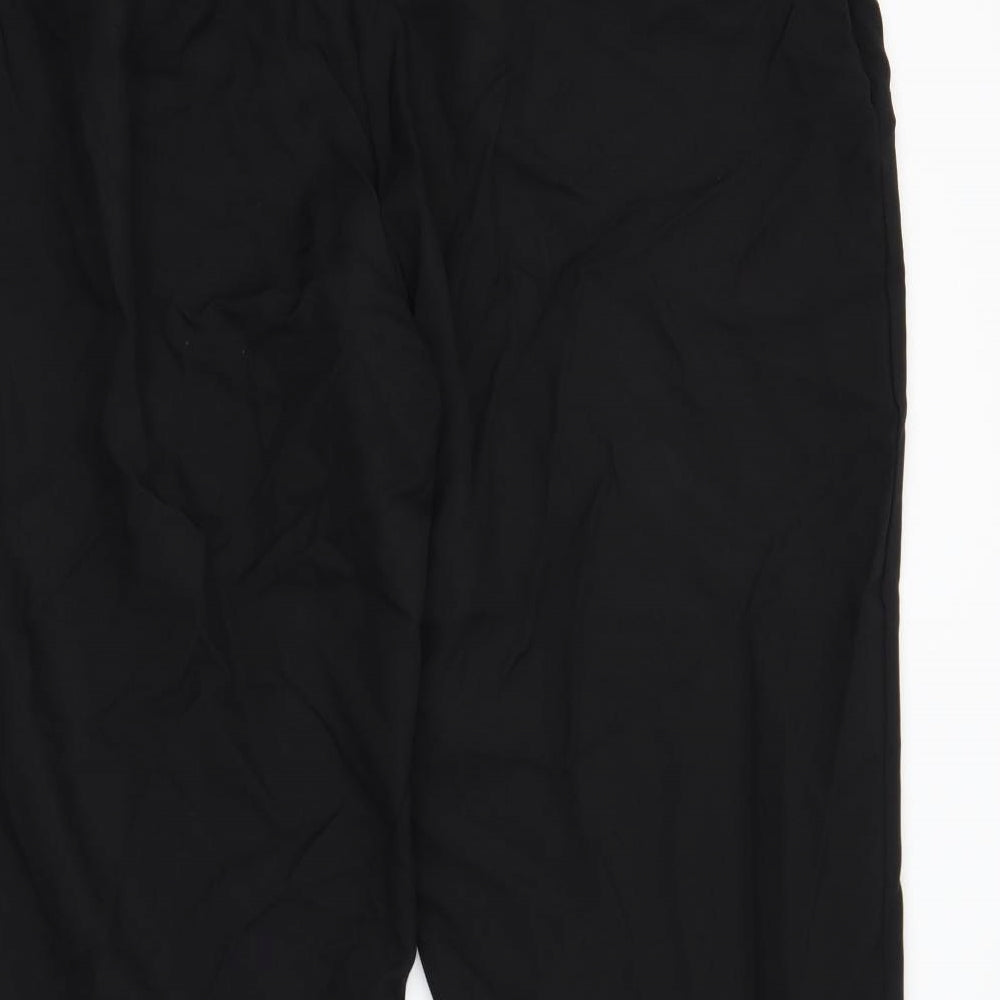 Preworn Womens Black   Trousers  Size 20 L25 in