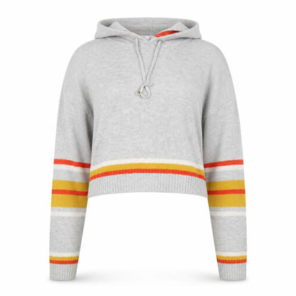 Topshop Womens Grey Striped  Pullover Jumper Size 8