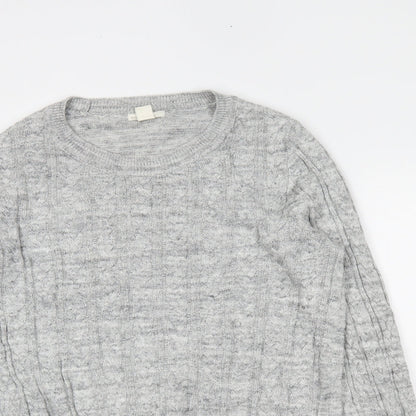H&M Mens Grey   Pullover Jumper Size L