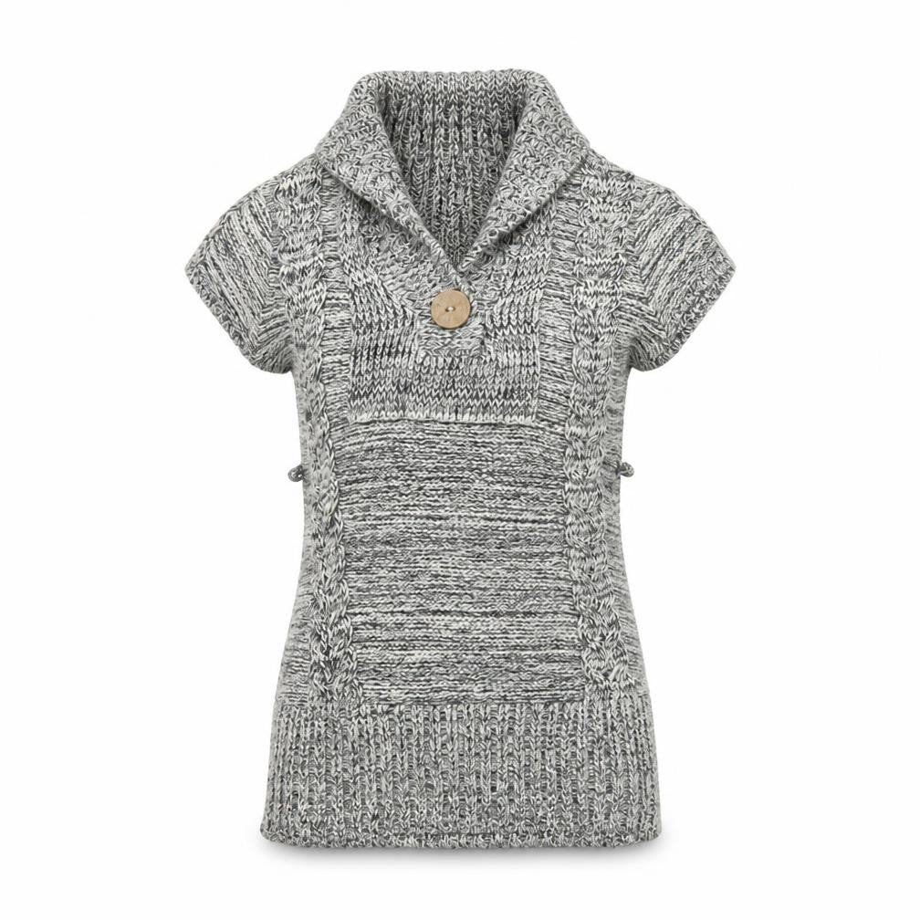 POUT Womens Grey   Pullover Jumper Size S