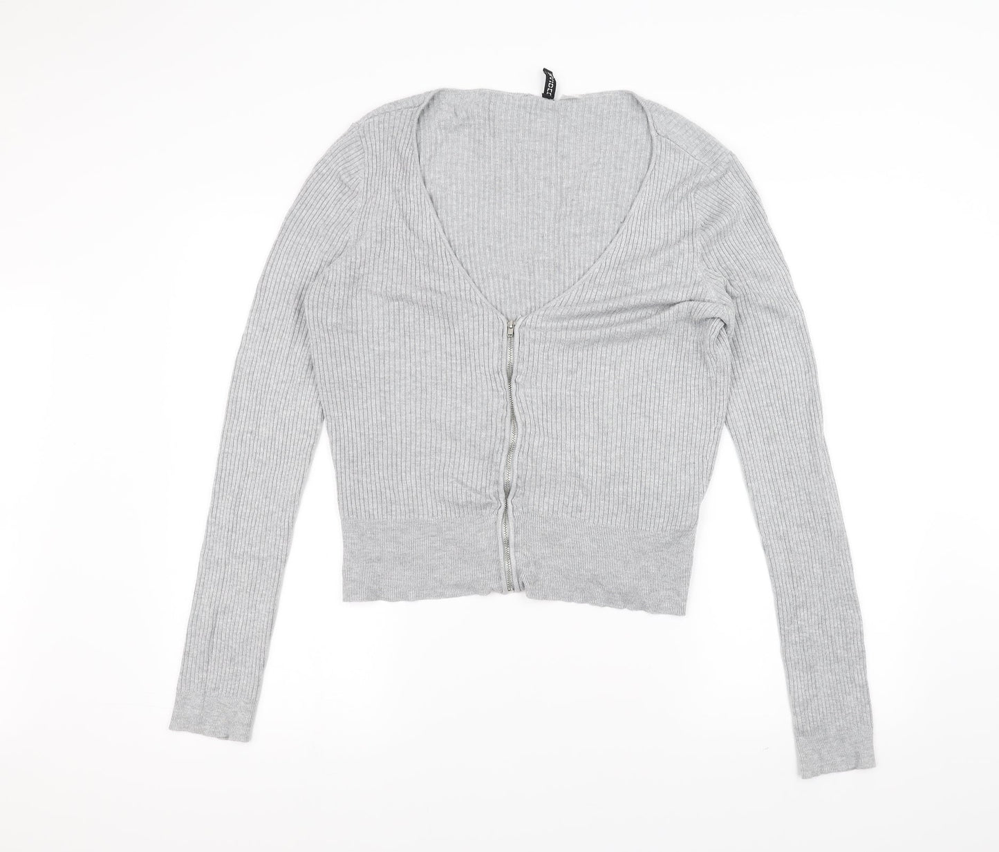 H&M Womens Grey   Jacket Coatigan Size L