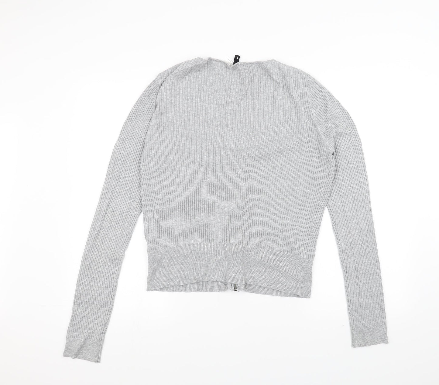 H&M Womens Grey   Jacket Coatigan Size L